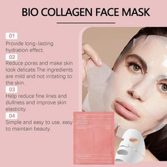 Hydrating Collagen Overnight Sheet Mask – 34g | Firming & Pore Minimizing - 2 Pic