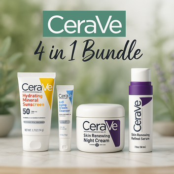 Ultimate 4-in-1 Glow Boosting Skincare Bundle — CeraVe Powered Elegance