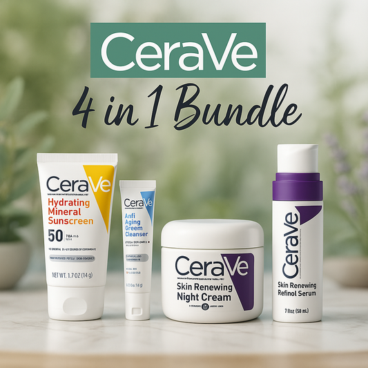 Ultimate 4-in-1 Glow Boosting Skincare Bundle — CeraVe Powered Elegance