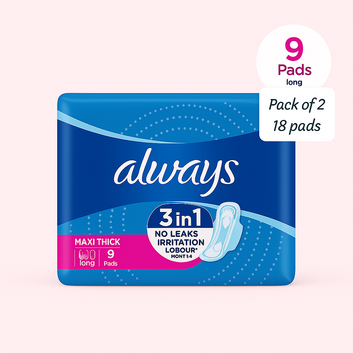 Maxi Comfort. Zero Worries. Skinza Sanitary Pads – Pack of 2