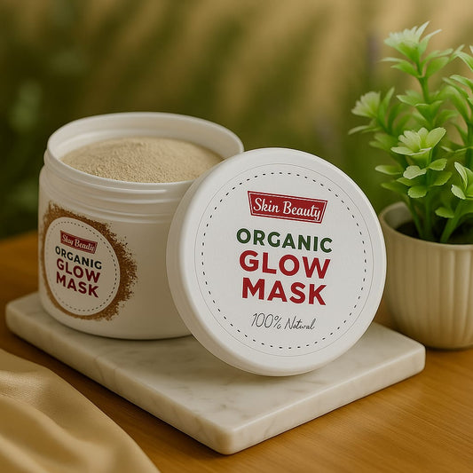 Organic Glow Mask – Gold Dust Infused Brightening Formula